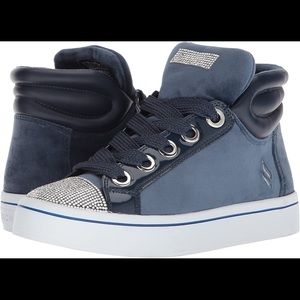 Skechers Women’s Hi-Lite Velvet Rhinestone Sneakers